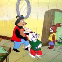 Bác gấu đen và hai chú thỏ