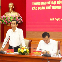 Tin trong nước - 350 đại biểu dự Đại hội đại biểu Đảng bộ Mặt trận Tổ quốc, các đoàn thể Trung ương lần thứ I.