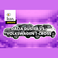 Automašīnu apskats - Dacia Duster vs. Volkswagen T-Cross