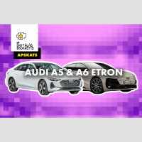 Automašīnu Audi A5 un A6 e-tron apskats