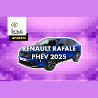300ZS hibrīda Renault Rafale apskats