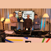 Korejas studija. Ciemos bijušais bobslejists Māris Rozentāls