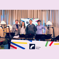 Korejas studija. Viesos olimpieši Ulla Zirne un Tomass Dukurs