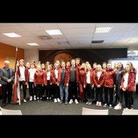 Piespēle par handbolu un Jaunatnes ziemas olimpisko spēļu Latvijas delegācijas iecerēm