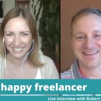 Live interview with Robert Vlach for freelance English teachers, hosted by Nina English