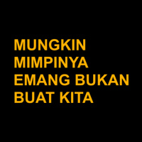 belajar mengubur mimpi