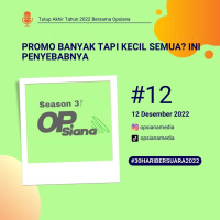 Tutup 2022 #12 - Promo Banyak Tapi Kecil Semua? Ini Penyebabnya #30HariBersuara2022