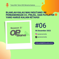 Tutup 2022 #6 - Bijaklah Kalau Mau Ngutang! Ini Perbandingan CC, Pinjol, dan Paylater Yang Harus Kalian Ketahui #30HariBersuara2022