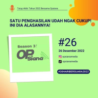 Tutup 2022 #26 - Satu Penghasilan Udah Ngak Cukup! Ini Dia Alasannya! #30HariBersuara2022
