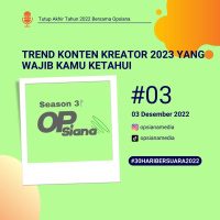 Tutup 2022 #3 - Trend Konten Kreator 2023 Yang Wajib Kamu Ketahui #30HariBersuara2022