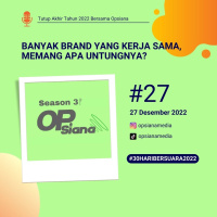 Tutup 2022 #27 - Banyak Brand Yang Kerja Sama, Memang Apa Untungnya? #30HariBersuara2022
