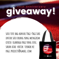 Satu Tahun Pagi-Pagi Lari dan... A Giveaway!