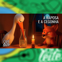 Café Com Leite Especial - A Raposa e a Cegonha – Uma fábula sobre empatia