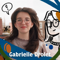 Suddenly struck by pain, Gabrielle Drolet learned to write and draw again