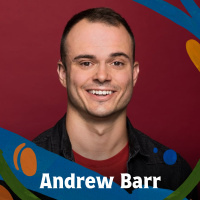 Comedian Andrew Barr takes on the treadmill of addiction — literally