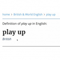 #134 - TO PLAY UP