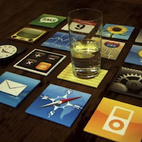 RMC Episode 707: Framed iPhone Icon Coaster Display