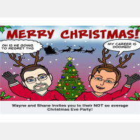 Wayne  Shanes NOT so average Christmas Eve Party!