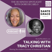 Tracy Christian Shares Sante Grace on The Business Spotlight with Dori DeCarlo on WoMRadio
