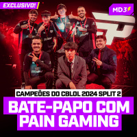 EXCLUSIVO, BATE-PAPO com a PAIN GAMING, os CAMPEÕES DO CBLOL 2024 Split 2 — #MD3 #179