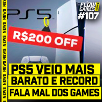 PLAYSTATION 5 MAIS BARATO E RECORD FALANDO MAL DE GAMES - #FGN #107