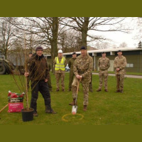Work Starts On 6 Regt RLC Memorial Garden