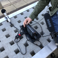 Mic Test Stroke Conversation - featuring a couple of Rode Microphones