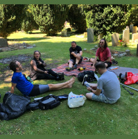 An acoustic postcard from Orwell’s Grave.