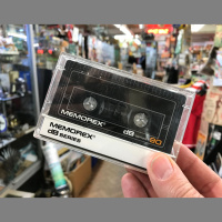 1968: Playing a found cassette to see what it contains.