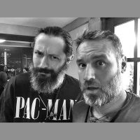 Edent and I at ORGCon 2019