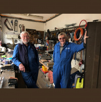 Eric and Frank. Working together for 50 years.