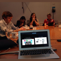 1629: At @Wshed in Bristol running a storymaking workshop