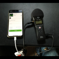 The Zoom H1n into Backpack Studio