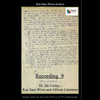 Podcast 9 Dr. Ide Corley – Ken Saro-Wiwa and African Literature