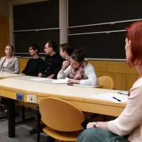 Comparative Media Studies graduate alumni panel, Fall 2015