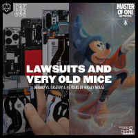 PCR 535: Lawsuits and Very Old Mice - dbrand vs. Casetify  95 years of mickey mouse