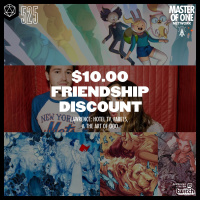 PCR 525: $10 Friendship Discount - Art of Ooo, Fables  Hotel TV