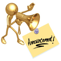 ANNOUNCEMENT: Tuesday Oct 26, 2021