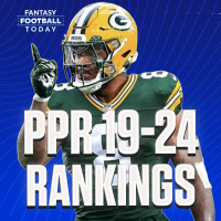 Consensus PPR #19-24: Drake London or Tee Higgins? Josh Jacobs or Jonathan Taylor? (06/26 Fantasy Football Podcast)