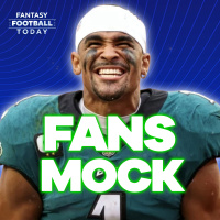 Live Mock Draft! 12 Teams, PPR, Fans-Only Mock (06/10 Fantasy Football Podcast)