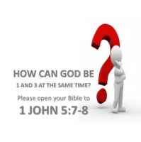 HOW CAN GOD BE 1 AND 3 AT THE SAME TIME?