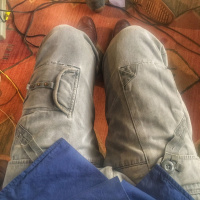 Wearing Cargo Pants Again Contemplating Hand Washing Clothes  Hanging On Clothesline Inside The Warehouse The Big Table Project