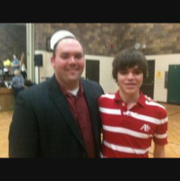 Marc at Bellview School talking to youth about Shannens Dream