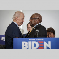 When James Clyburn speaks.... Joe Biden is HAPPY, he promised last night he would WIN S.C..