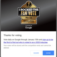 My Rock Hall Fan Vote