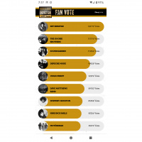 Fan Vote Standings and Optics
