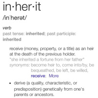 Ep 2. What Have you Inherited?