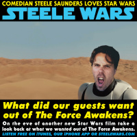 Ep 115 : What did our guests want out of The Force Awakens : Take a look back at what we wanted out of The Force Awakens