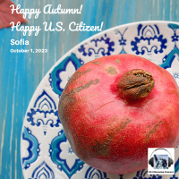 Happy Autumn! Happy U.S. Citizen!