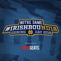 NDFB Signing Day - Brian Kelly interview with Tamara Brown
